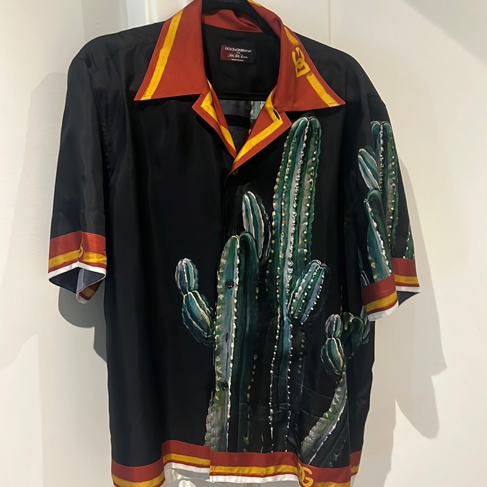 Dolce & Gabbana’s silk shirt